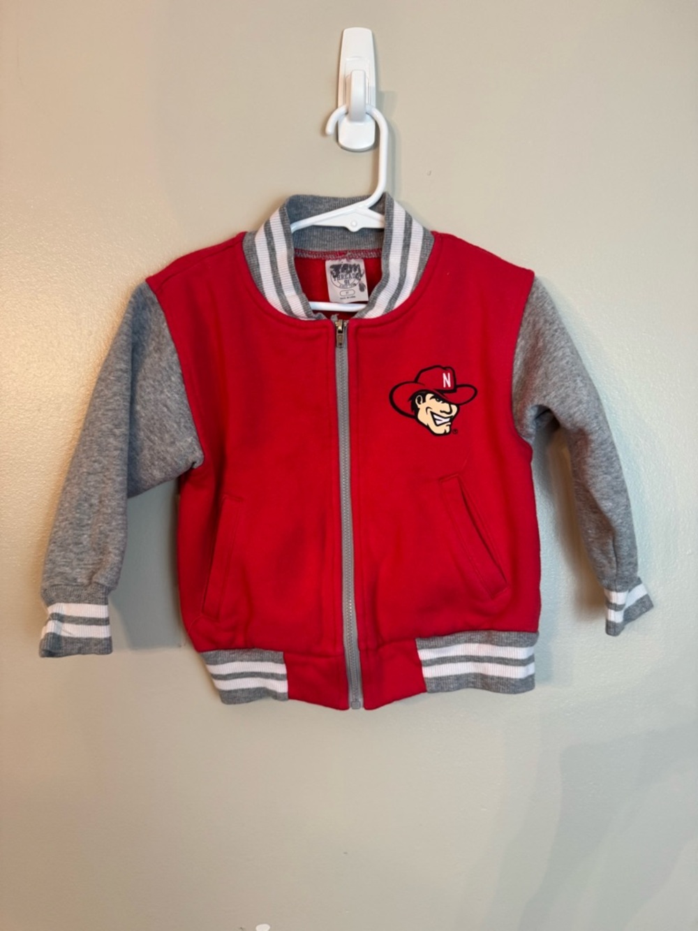 Boys Rivalry Threads Nebraska Huskers Bomber Jacket with Herbie Husker 3T